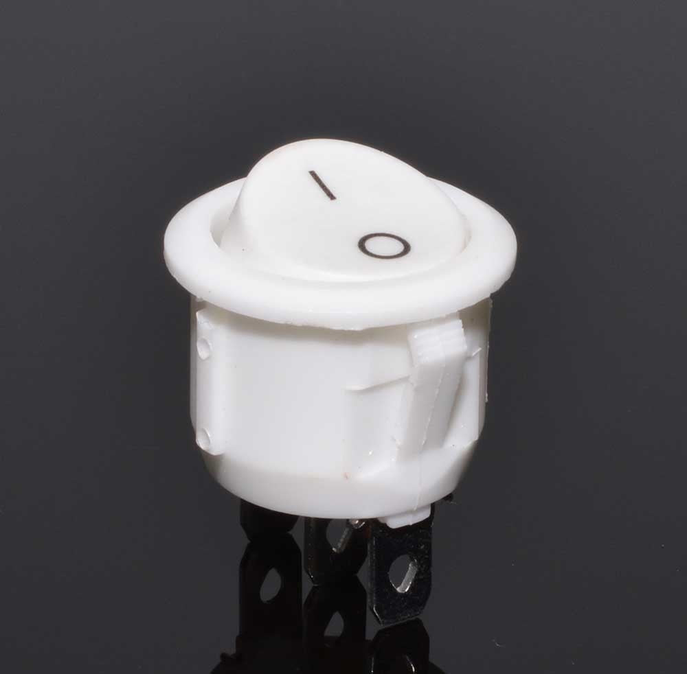 Buton ON-OFF Alb 18 x 20mm - Frize