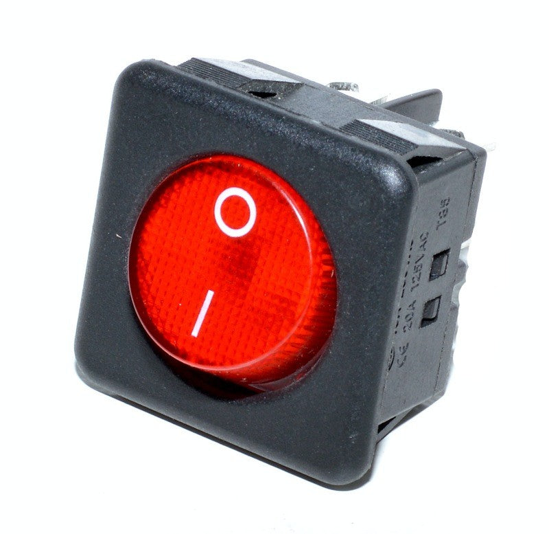 Buton Rosu Patrat 30X30X35mm - Frize