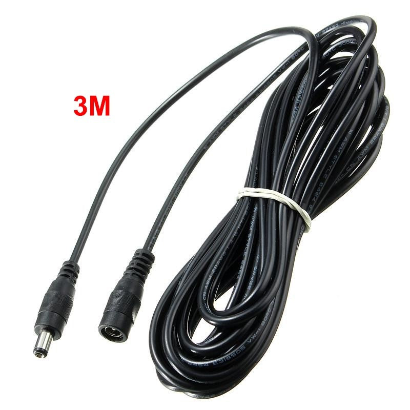 Cablu Alimentare DC 2,1x5,5mm / tata-mama - 3m - Frize