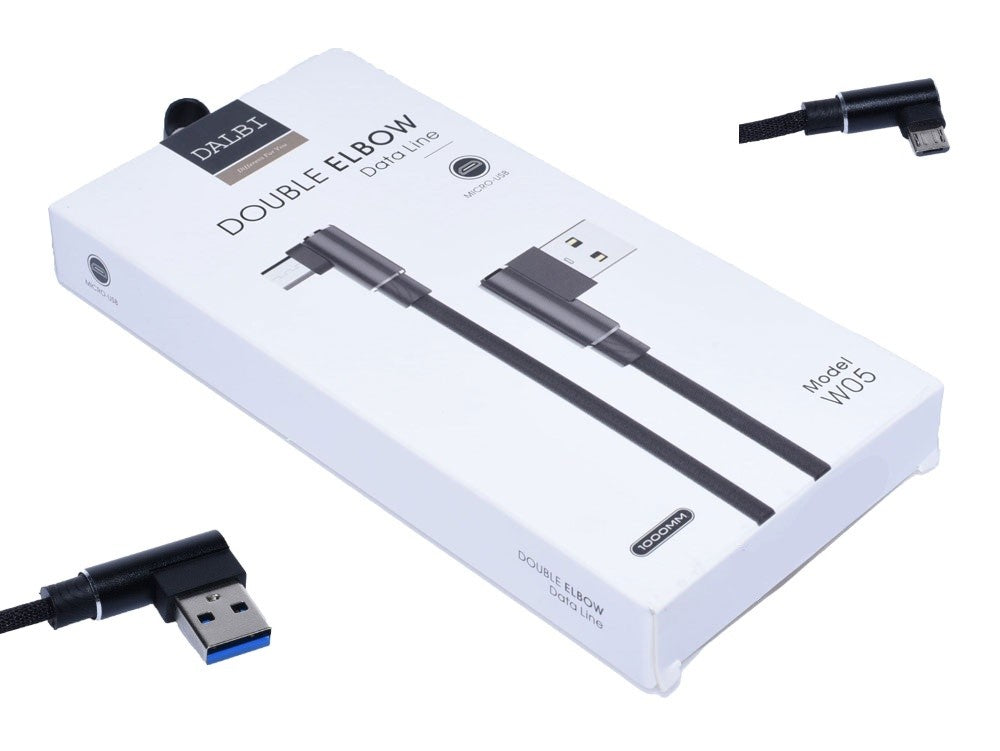 Cablu de Date USB - Micro USB la 90˚ W05 - Frize