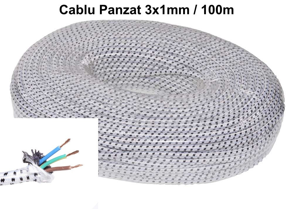 Cablu Electric Panzat 3x1mm/100ml - Frize