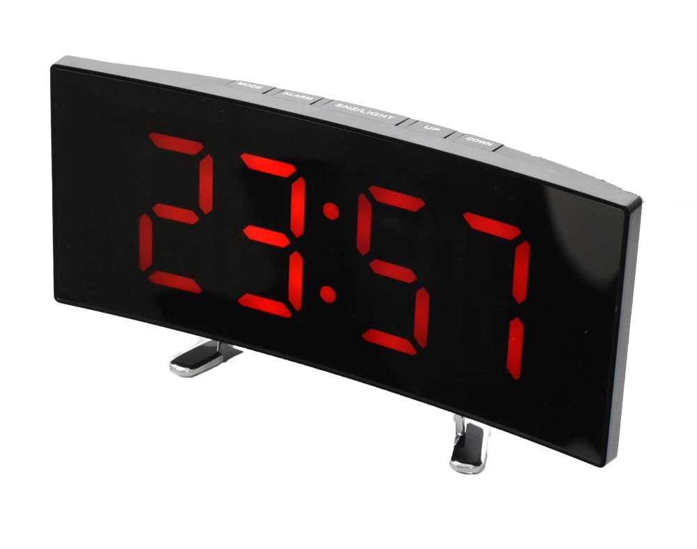 Ceas DT-6507 Oglinda tip LCD Led Rosu - Frize