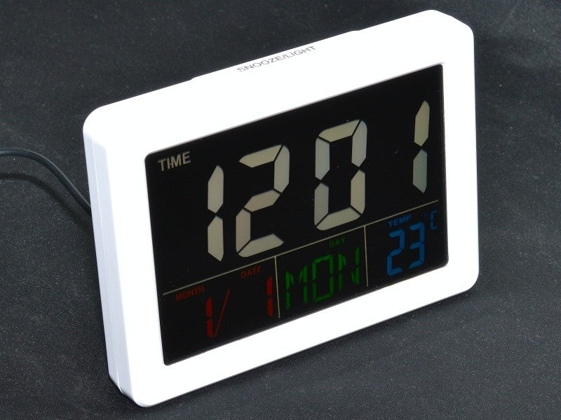 Ceas Electronic LCD GH-2000WJ Alb - Frize