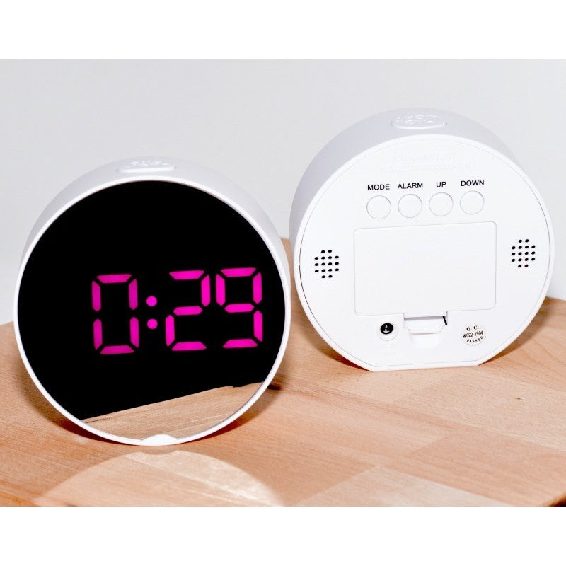 Ceas Led Mov DT-6505 Rotund Oglinda - Frize
