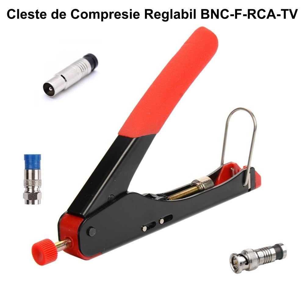 Cleste Compresie Mufa - F, BNC, TV, RCA - Frize