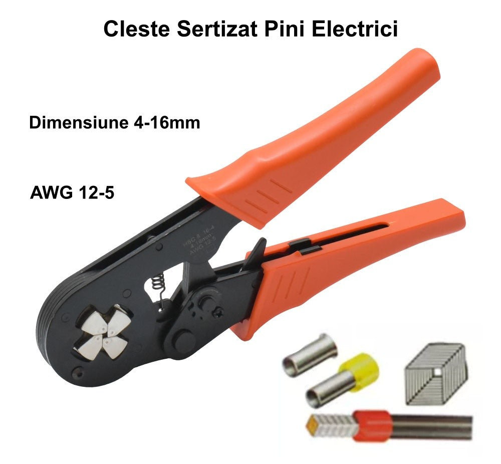 Cleste HSC8/16-4 de Sertizat Conectori Pini - Frize