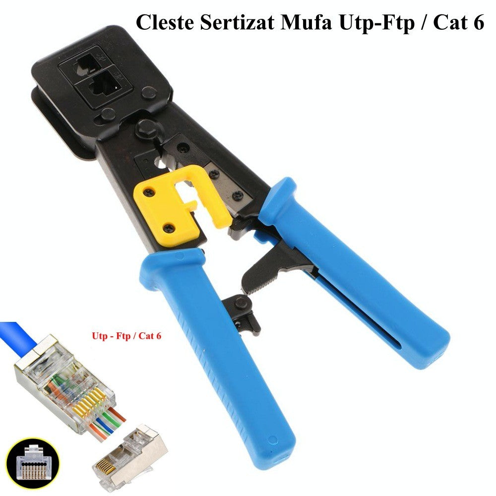 Cleste Profesional Sertizat Mufa Utp-Ftp / Cat 6 - Frize