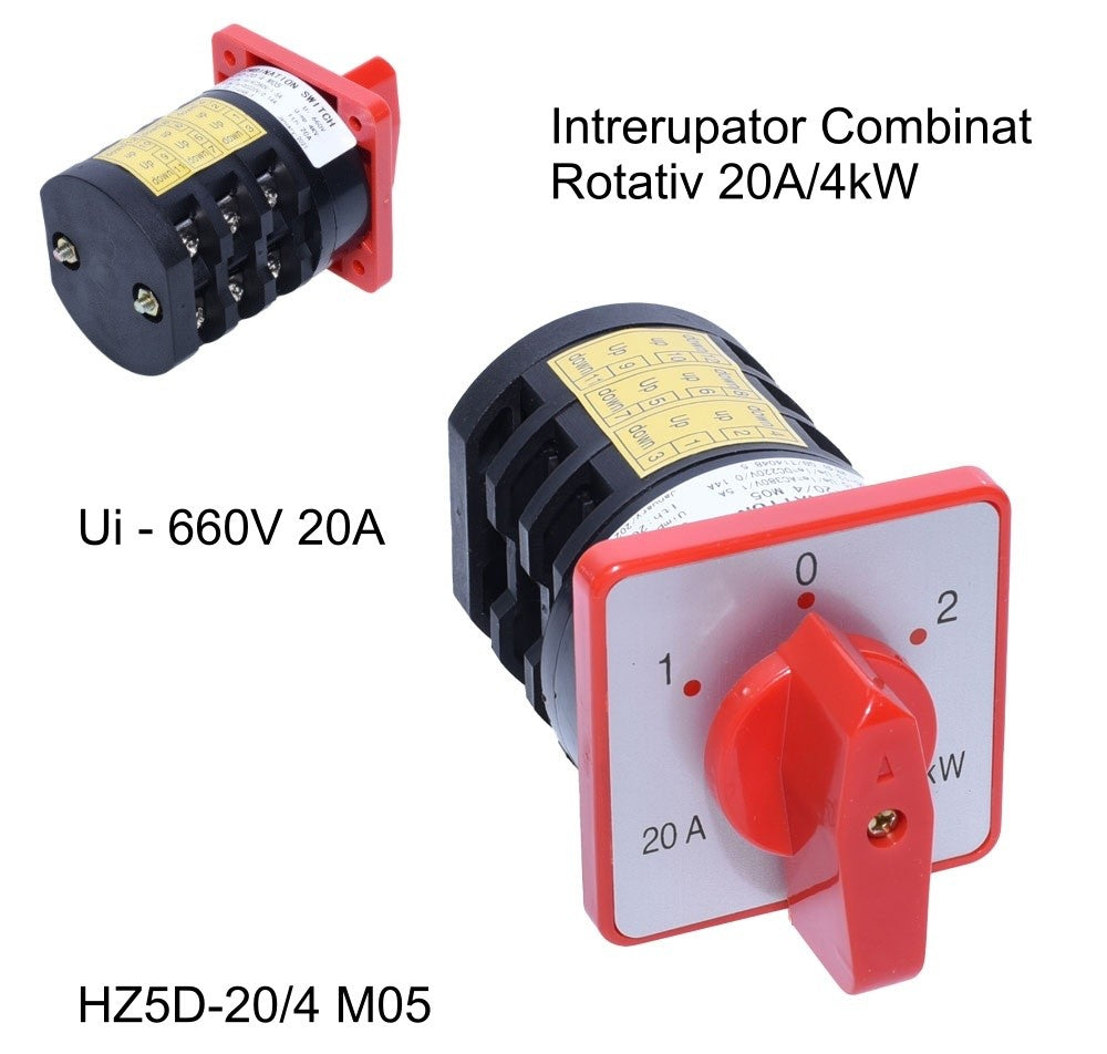 Comutator Rotativ 3 Came 1-0-2 / 20A - M05/3 - Frize