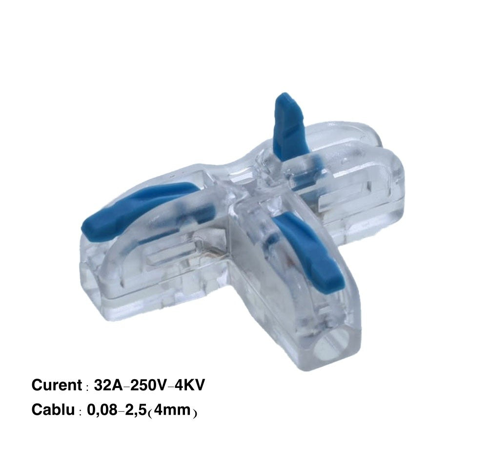 Conector Albastru T11P de Cablu - Frize