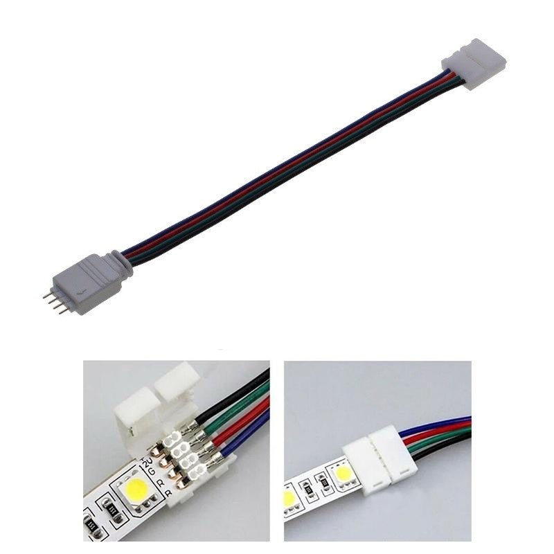 Conector Alimentare Banda RGB cu 4 Fire - Frize