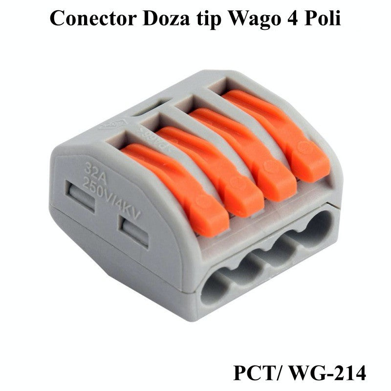 Conector Doza 4 Fire 4KV / 32A, PCT-214 - Frize