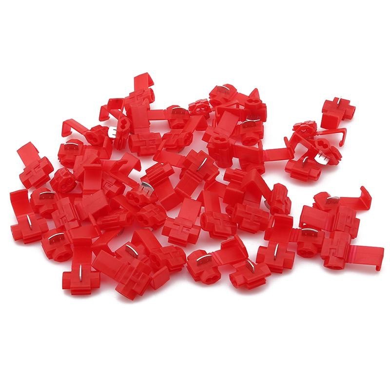 Conector Inadire Cablu Rosu 100Buc/Set - Frize