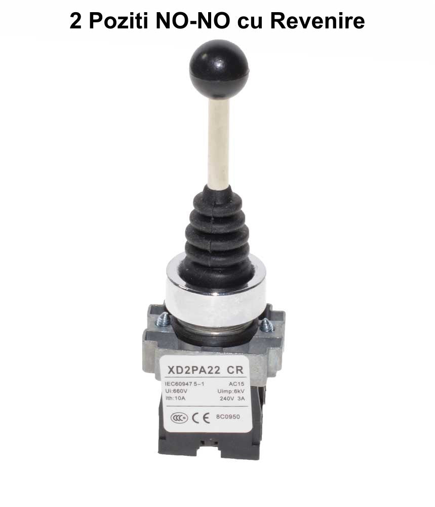 Controler cu Maneta 2 Poziti no-no cu Revenire / XD2PA22 - Frize