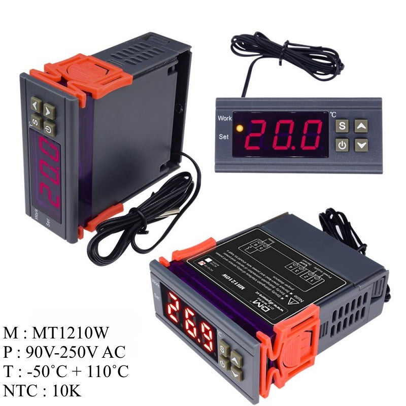 Controler Digital de Temperatura -50˚C + 110˚C - Frize