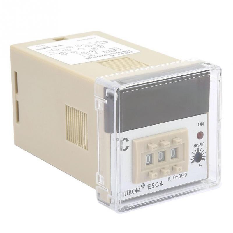 Controler Digital de Temperatura E5C4 200/220V, K 0-399 - Frize