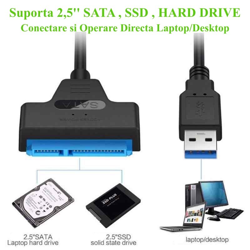 Convertor Hard Disk USB 3.0 la Sata 4TB - Frize