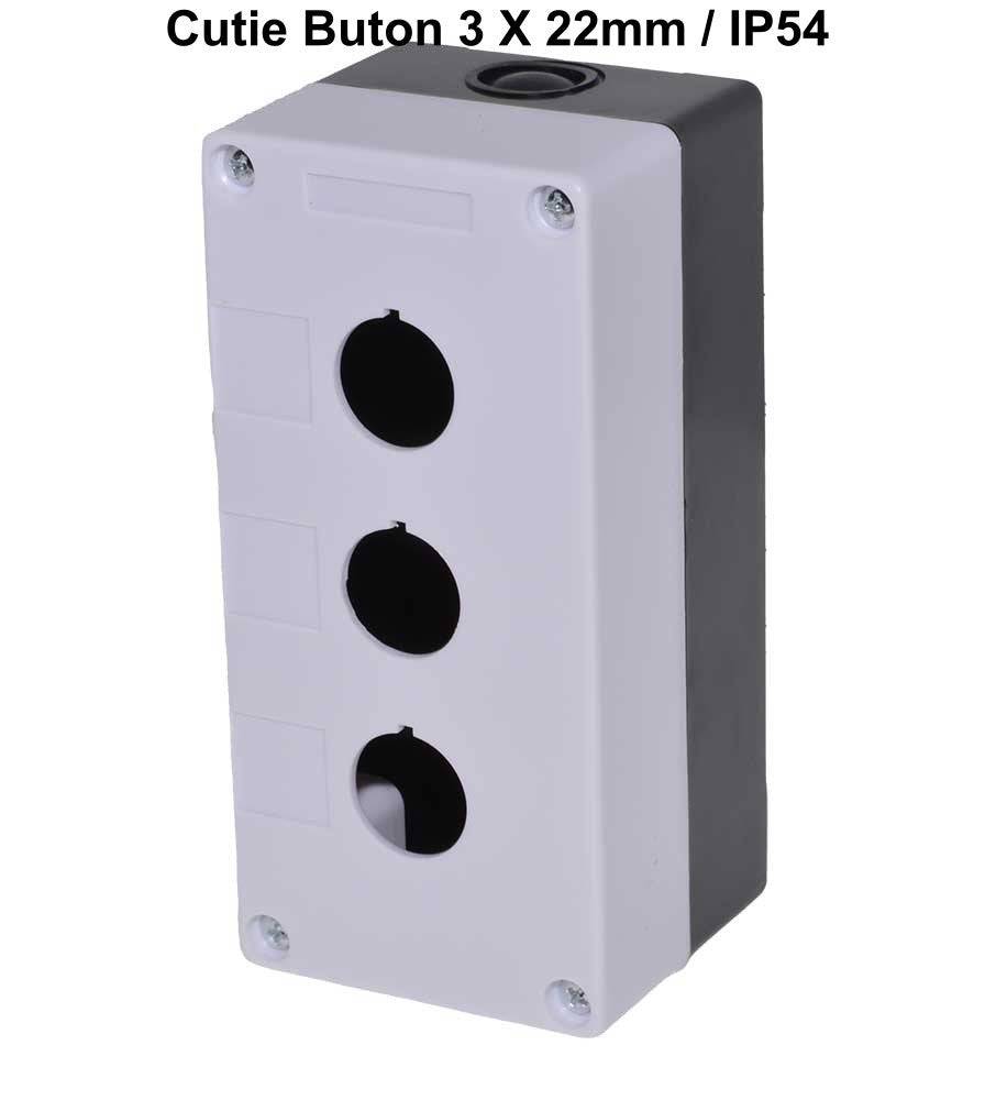 Cutie Buton 3 x 22mm, IP54 - Frize