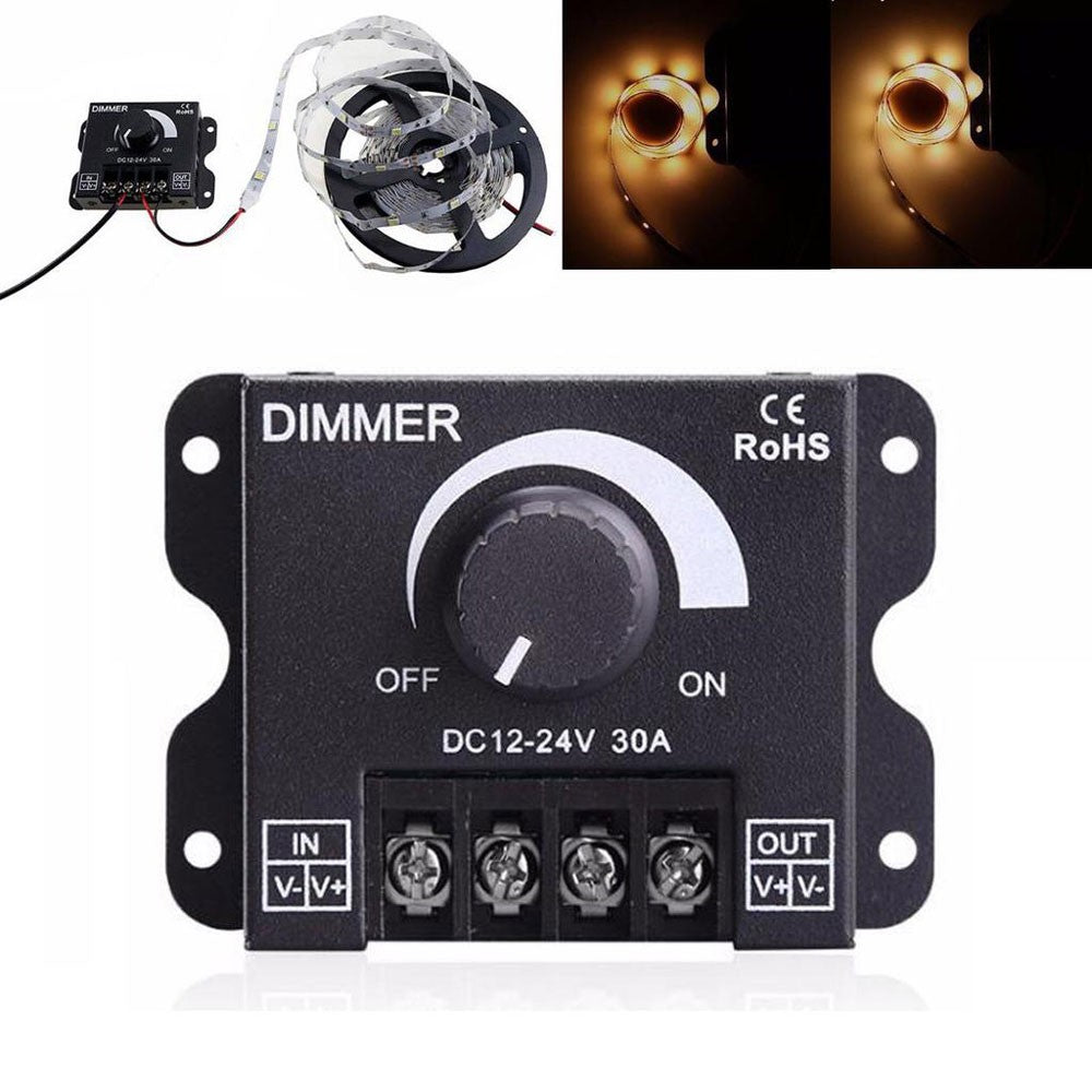 Dimmer Manual Led Monocolor 12V-24V/30A - Frize