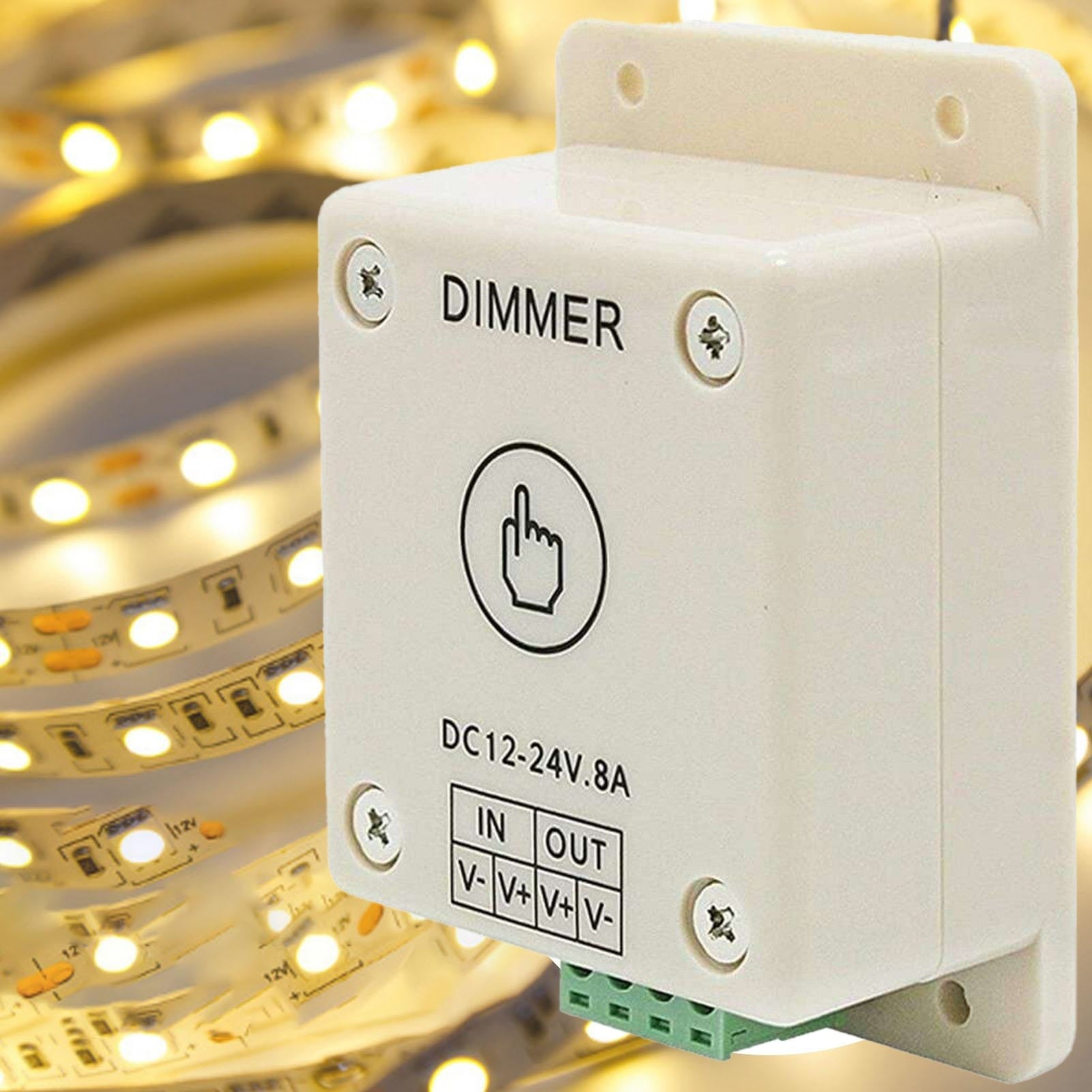 Dimmer Touch Led Monocolor 12V/24V - 8A - Frize