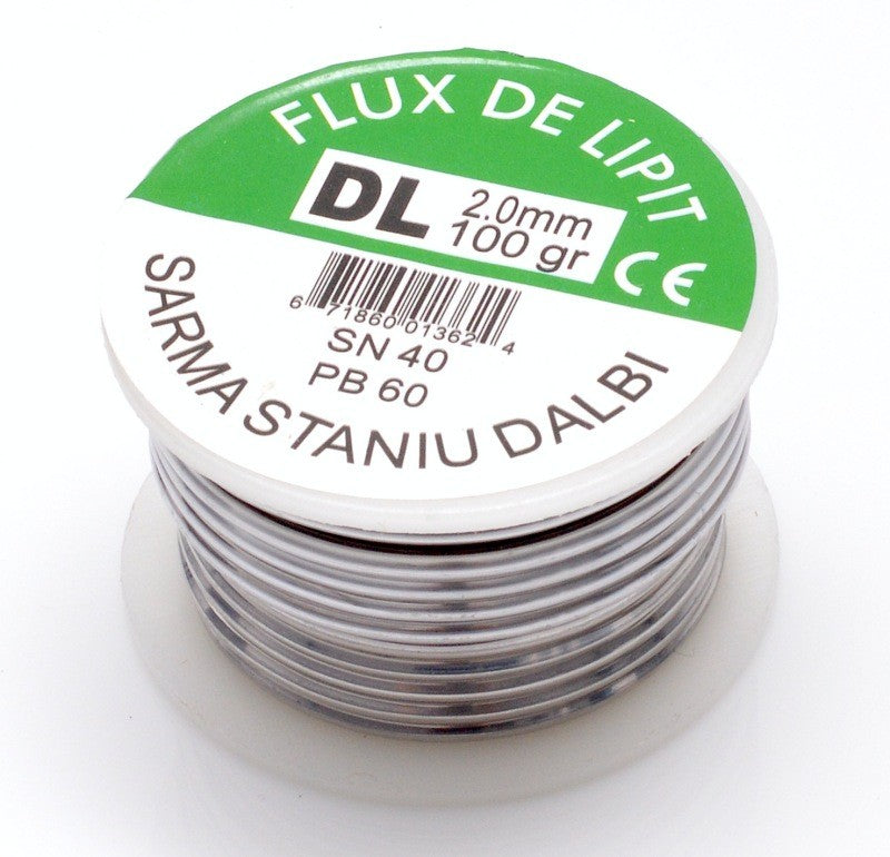 Fludor cu Pasta (flux de lipit) la Rola 100g 2mm SN40/PB60 - Frize