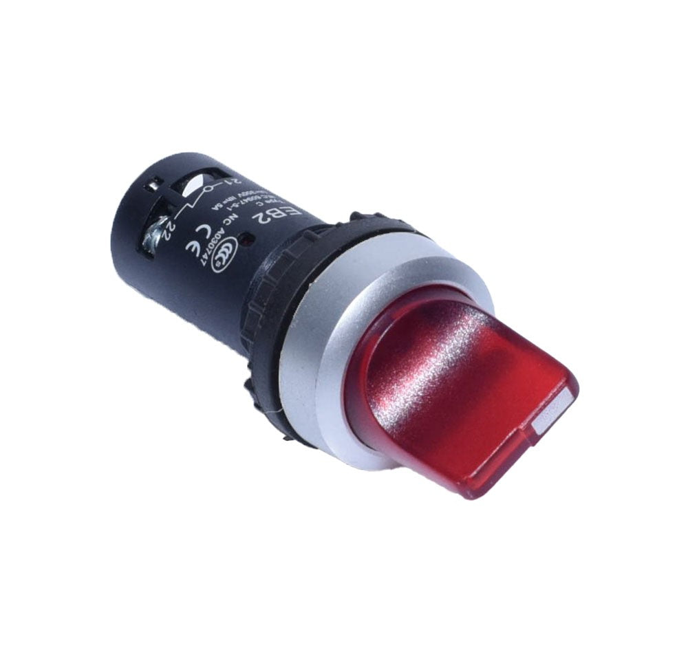 Intrerupator cu Maneta 22mm Rosu EB2-10D - Frize