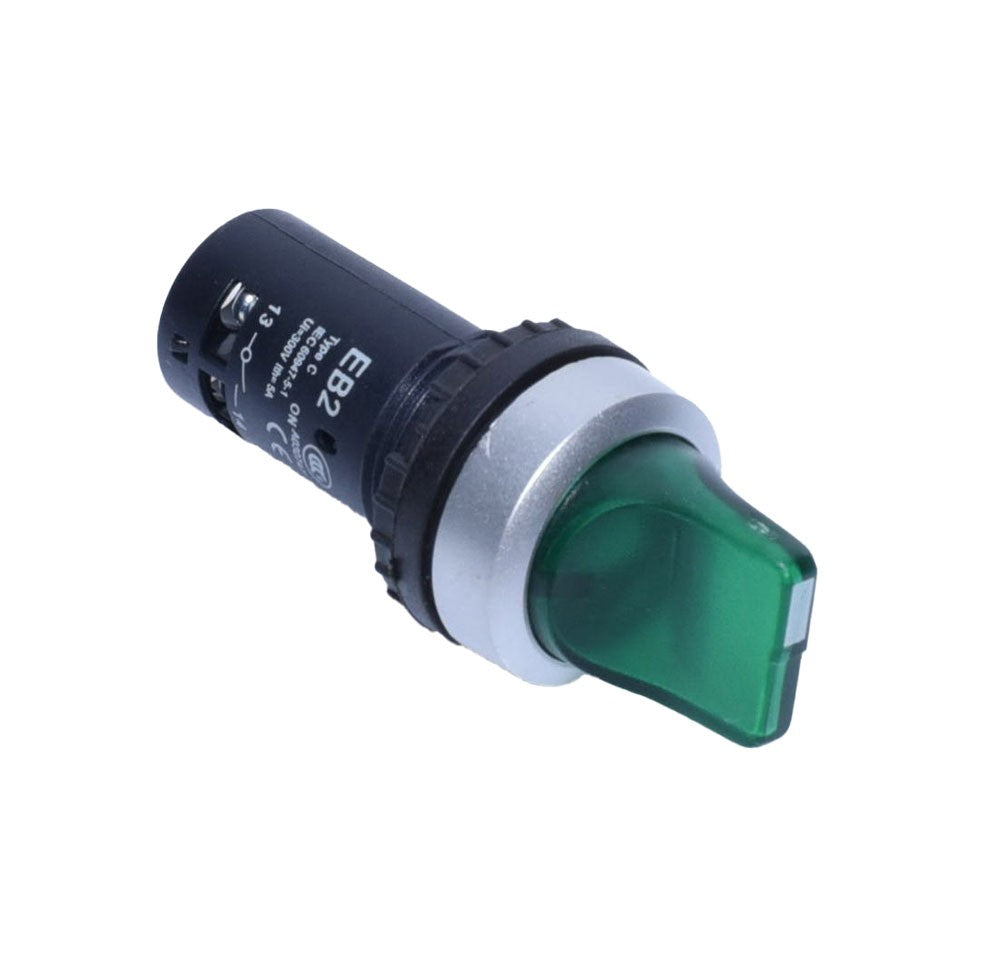Intrerupator cu Maneta 22mm Verde EB2-10D - Frize