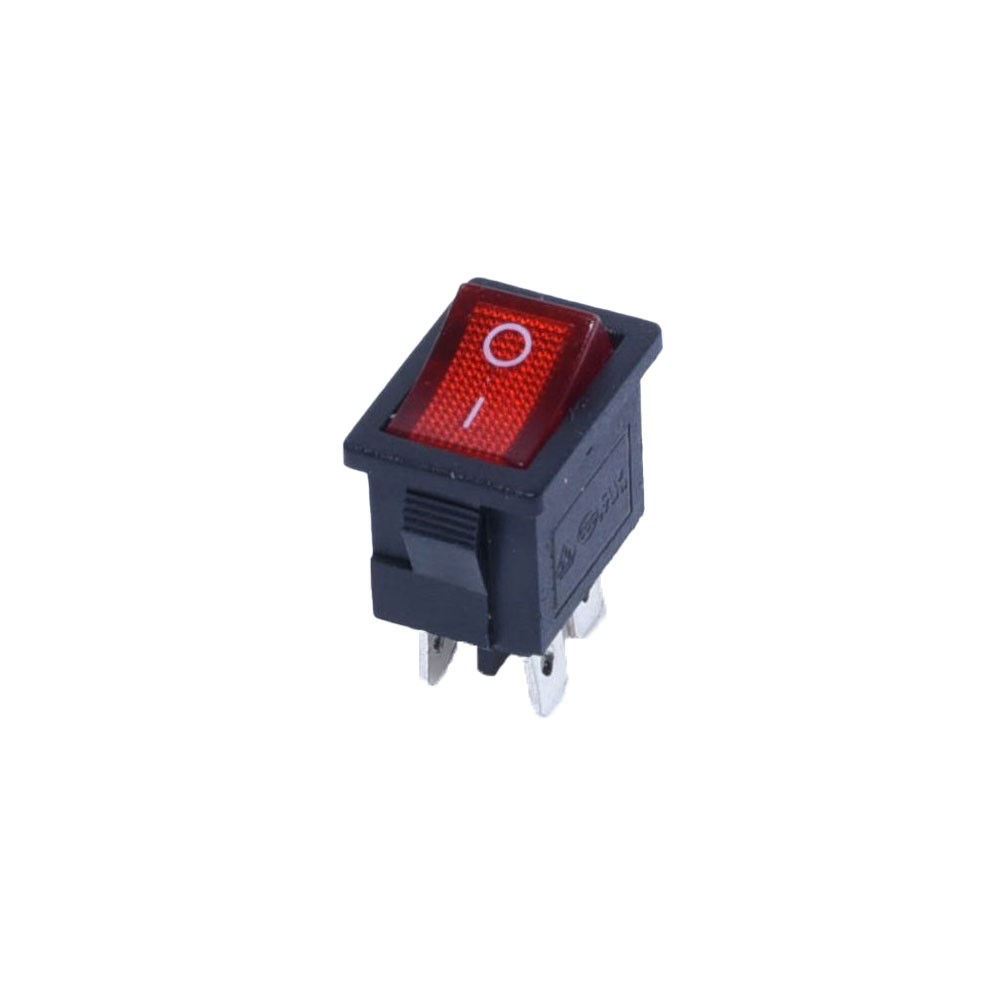 Intrerupator Mic IRS 220V Led Rosu, 21x15mm - Frize