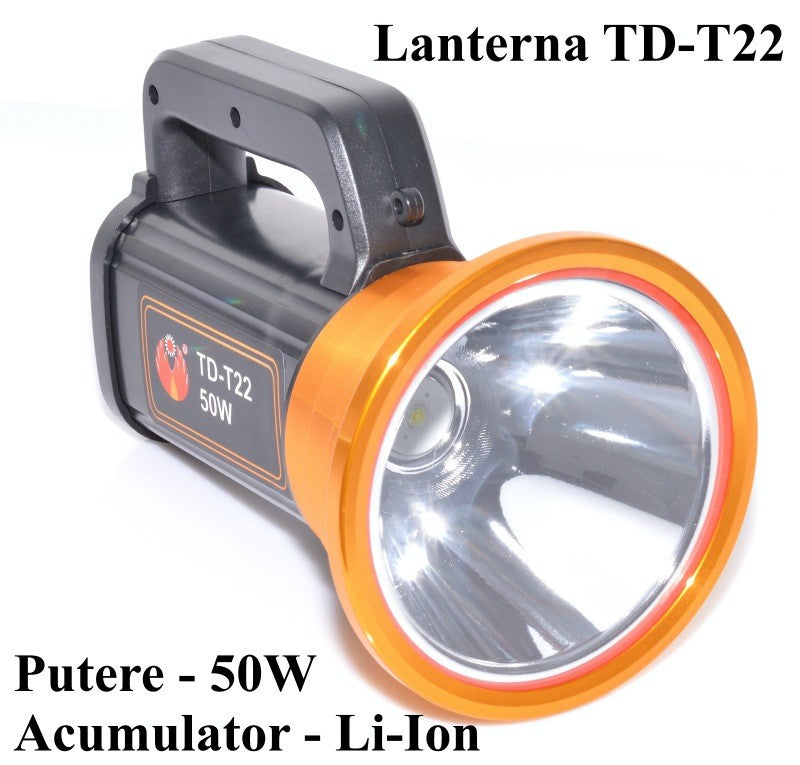Lanterna cu Led 50W + 50W 12 Led, TD-T22 - Frize