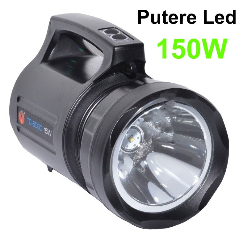 Lanterna Led Profesionala HIGH POWER 15W, TD-6000 - Frize