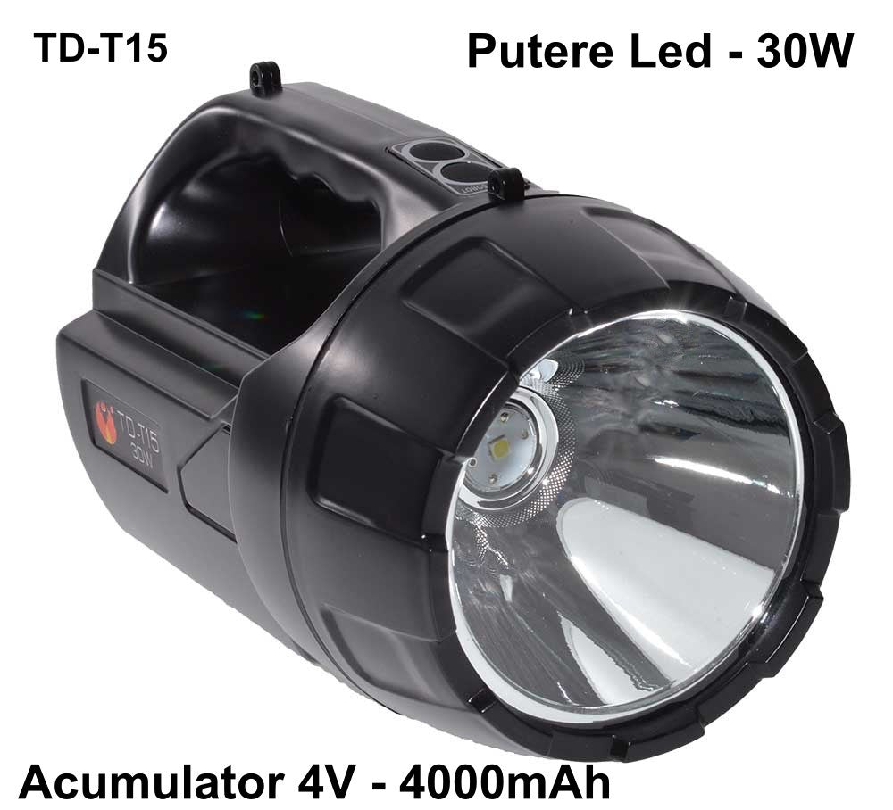 Lanterna T15 cu Led 30W Profesional - Frize