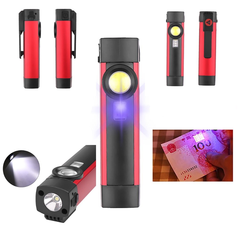 Lanterna XPE + Cob Led + 395 Violet, WL01 - Frize
