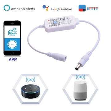 Mini Controler Smart Led Monocolor cu Wifi 5-24V - Frize