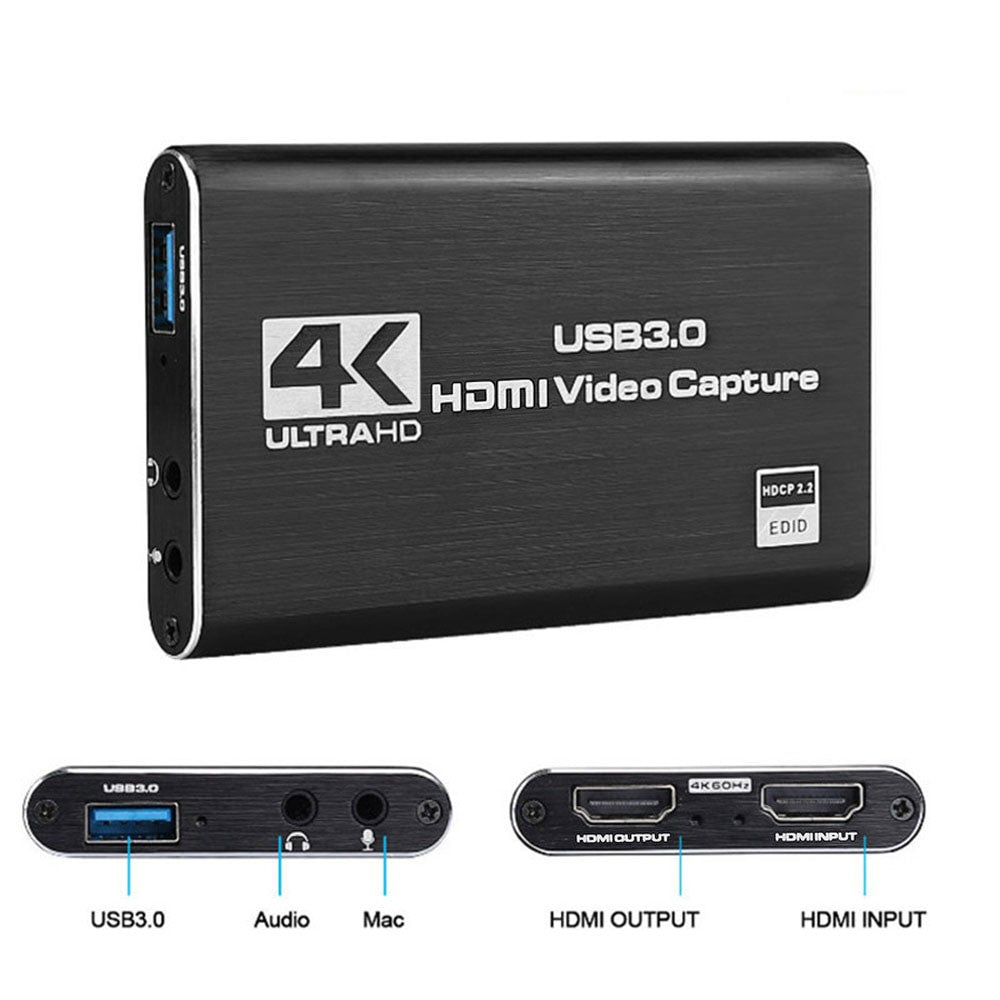 Placa de Captura Video Hdmi 4K - Hdmi - USB 3.0 - Frize