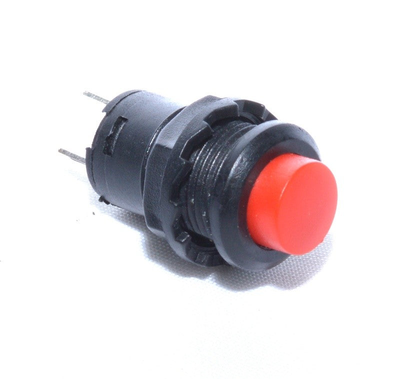 Push Buton cu Retinere Roșu 12x28mm - Frize