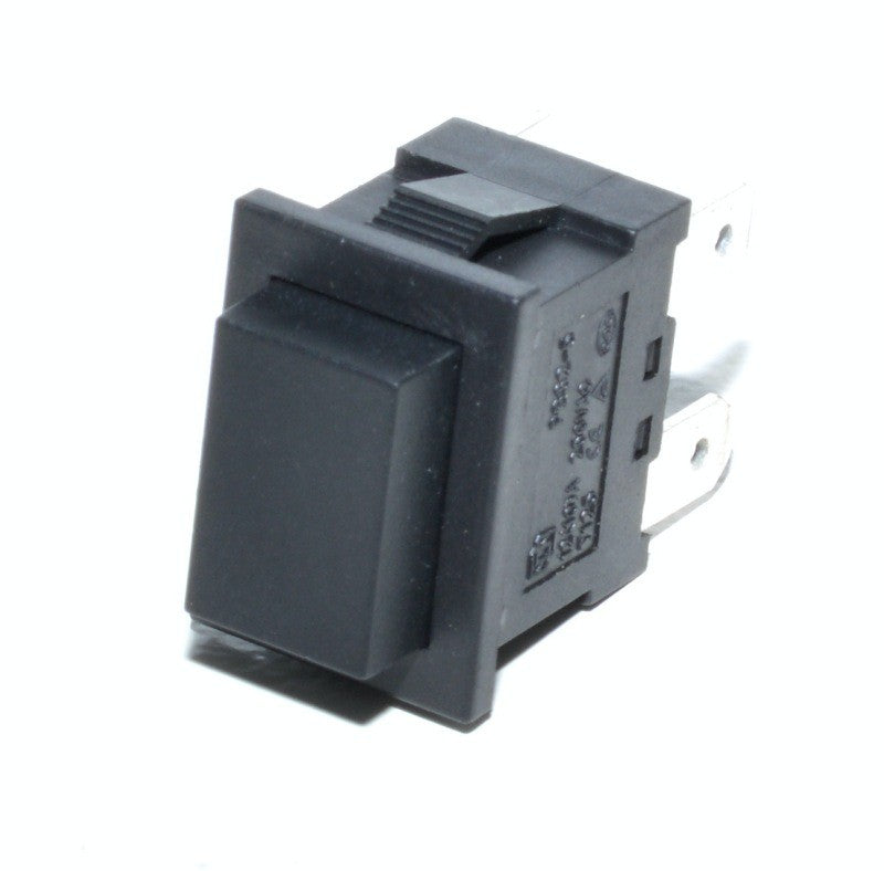 Push Buton Dreptunghi Negru cu Reținere 22x15x31mm - Frize