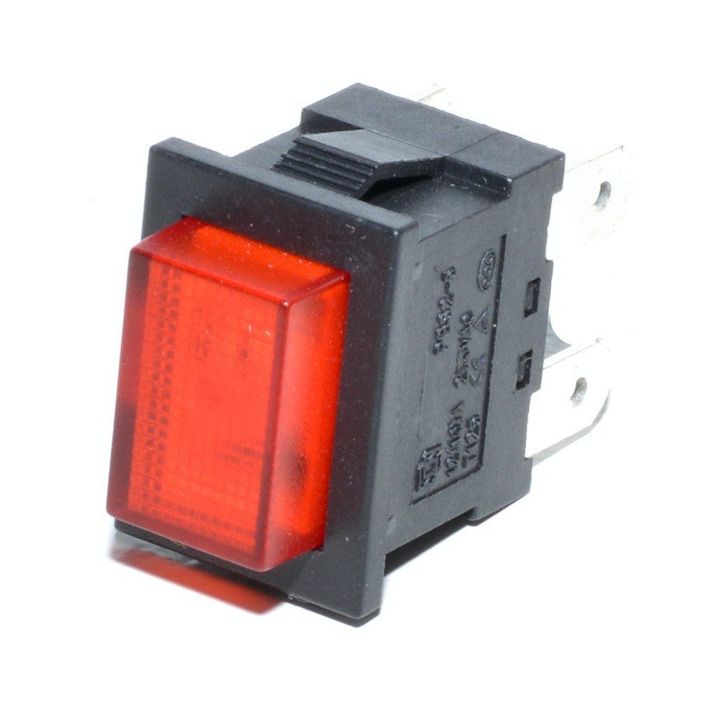 Push Buton Dreptunghi Rosu 22x15x31mm - Frize
