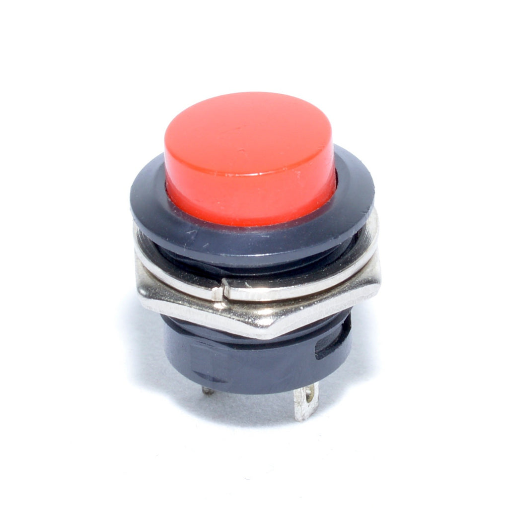 Push Buton Rosu fara Retinere 14x24mm - Frize