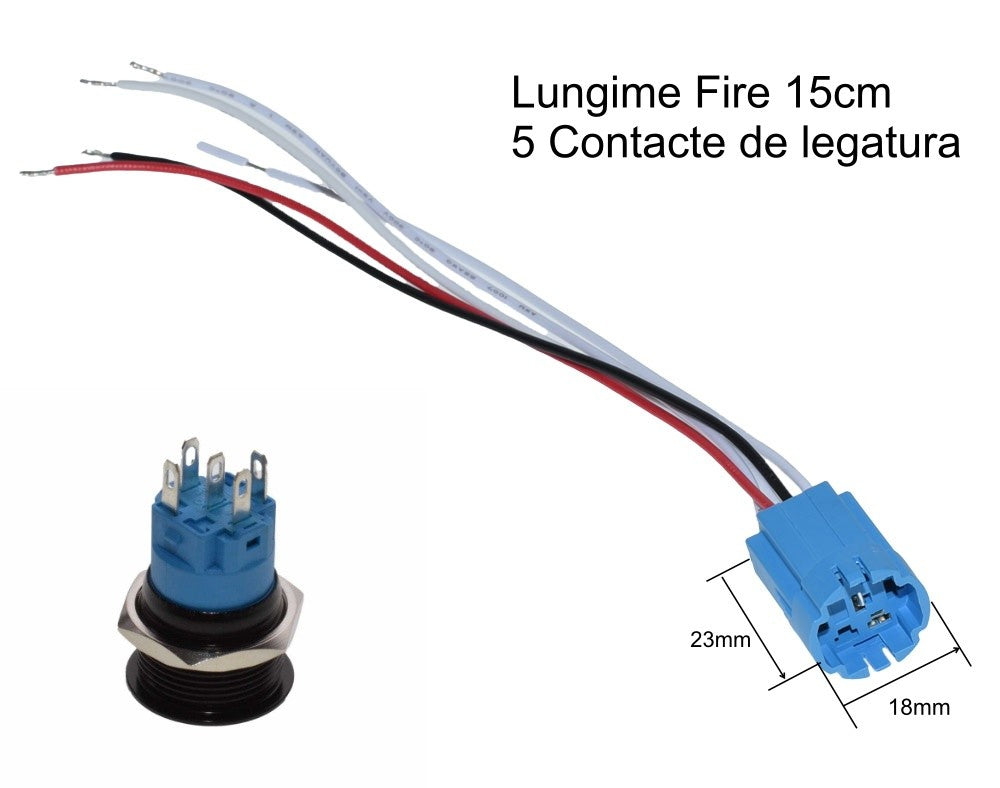 Suport Buton 5 Contacte cu Fire - Frize