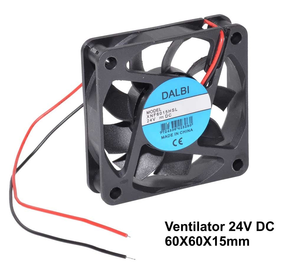 Ventilator 24V-60x60x15 mm - Frize