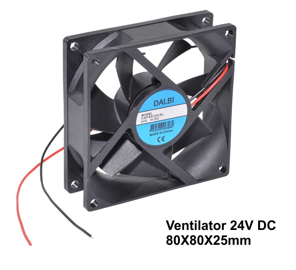 Ventilator 24V-80x80x25 mm - Frize